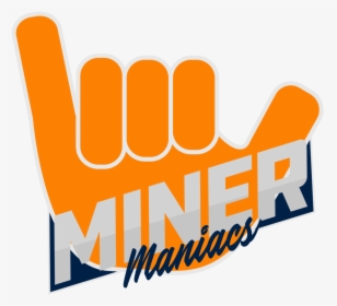 Utep Miner Maniac Logo , Png Download, Transparent Png, Transparent PNG