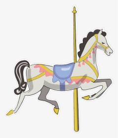 Transparent Carousel Clipart - Horse For Carousel Print, HD Png Download, Transparent PNG