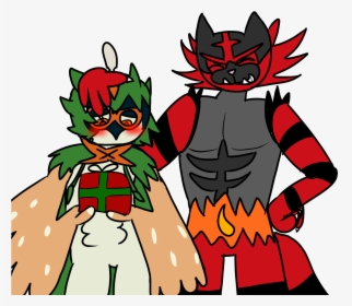 Incineroar Brings Presents - Cartoon, HD Png Download, Transparent PNG