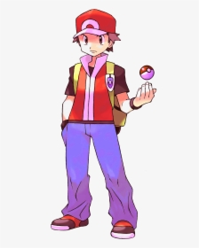Red Pokemon Png - Pokemon Red Game Character, Transparent Png, Transparent PNG
