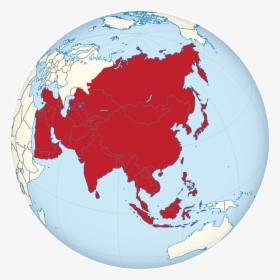 Asia On World, HD Png Download, Transparent PNG