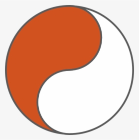 Orange And White Yin Yang, HD Png Download, Transparent PNG