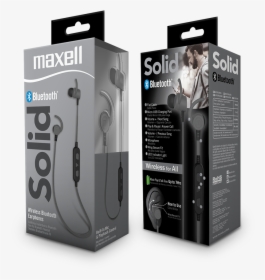 Maxell Solid Wireless Bluetooth Earphones, HD Png Download, Transparent PNG