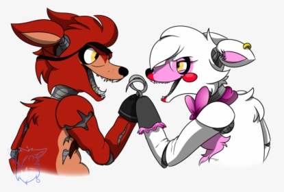 Mangle And Foxy - Mangle And Foxy Drawings, HD Png Download, Transparent PNG