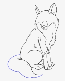 Easy To Draw Arctic Fox Face Baby Foxy Drawing Online - Drawing, HD Png Download, Transparent PNG