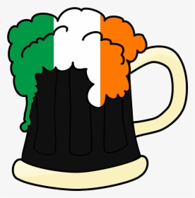 Ireland, Beer, Irish, Green, Saint, Celebration, Day - Beer Stein Clipart, HD Png Download, Transparent PNG