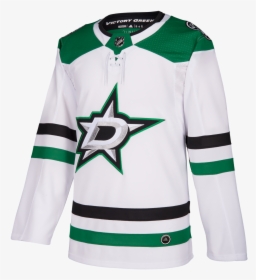 Dallas Stars Adidas Authentic Pro White Jersey - Dallas Stars Jersey Adidas, HD Png Download, Transparent PNG