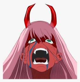 Red Oni Zero Two - Zero Two Red Oni, HD Png Download, Transparent PNG
