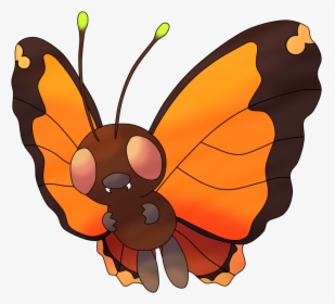 Butterfree Dark Type, HD Png Download, Transparent PNG