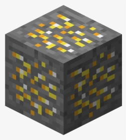 Minecraft Gold Ore Block , Png Download - Minecraft Gold Ore Block, Transparent Png, Transparent PNG