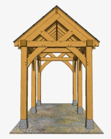 6 Post Feature Gazebo With Truss Either End, HD Png Download, Transparent PNG