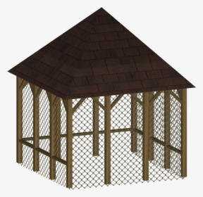 Gazebo Style Aviary - Lacock Abbey, HD Png Download, Transparent PNG
