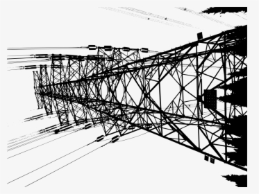 Powerlines In The Beijing Populated Areas - Transmission Tower, HD Png Download, Transparent PNG