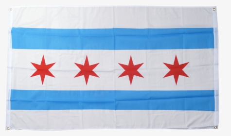 Usa City Of Chicago Flag For Balcony - Flag, HD Png Download, Transparent PNG