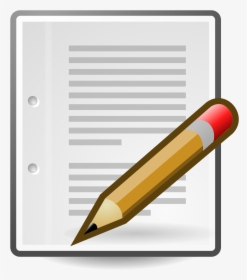 Pencil Emoji Png - Transparent Paper And Pencil Png, Png Download, Transparent PNG