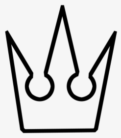 Kingdom Hearts Crown Lineart, HD Png Download, Transparent PNG