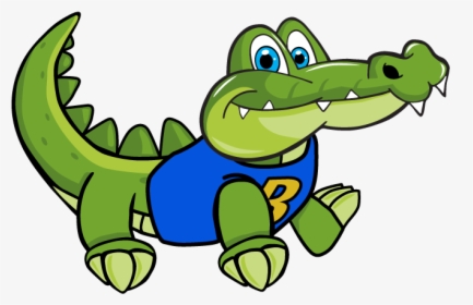 Gator Crawling - Cartoon, HD Png Download, Transparent PNG