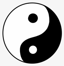 How To Draw Yin Yang Symbol - Yin And Yang Drawings, HD Png Download, Transparent PNG
