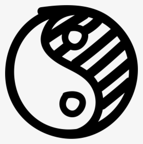 Yin Yang Hand Drawn Symbol - Imagenes Del Ying Yang Para Dibujar, HD Png Download, Transparent PNG