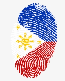 Philippines, Flag, Fingerprint, Country, Pride - Fingerprint Philippines, HD Png Download, Transparent PNG