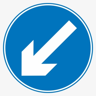 Blue,angle,area - Margaret Calvert Road Sign, HD Png Download, Transparent PNG