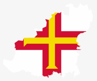 Guernsey Flag 071011 Vector Clip Art - Flag Of Guernsey, HD Png Download, Transparent PNG