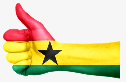 Ghana, Hand, Flag, Country, Ghanaian, Africa, Thumbs - Flag Of Ghana Gif, HD Png Download, Transparent PNG