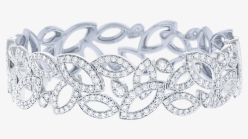 Lily Cluster By Harry Winston, Diamond Bangle Bracelet - Tiara, HD Png Download, Transparent PNG
