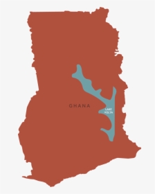 Climate Map Of Ghana - Ghana Map Vector, HD Png Download, Transparent PNG