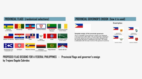 Provincial Flag Designs For A Federal Philippines By - Provincial Flags Of The Philippines, HD Png Download, Transparent PNG