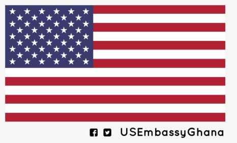 Embassy Of United States Ghana - American Flag, HD Png Download, Transparent PNG