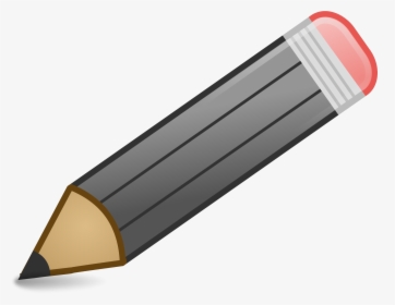 Pencil Clip Art 2 Image - Grey Colored Pencil Clipart, HD Png Download, Transparent PNG