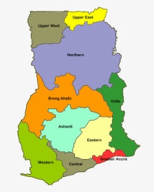 New Regions In Ghana, HD Png Download, Transparent PNG