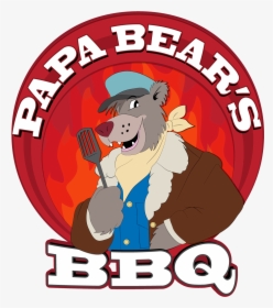 Transparent Barbecue Grill Clipart - Papa Bear Bbq, HD Png Download, Transparent PNG