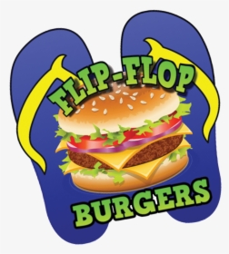 Flip Flop Burgers - Cheeseburger, HD Png Download, Transparent PNG