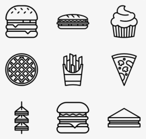 Fast Food - Fast Food Icon Vector, HD Png Download, Transparent PNG