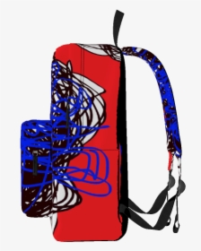 Abstract Regiaart Red Blue Black Backpack - Cj So Cool Face Backpack, HD Png Download, Transparent PNG