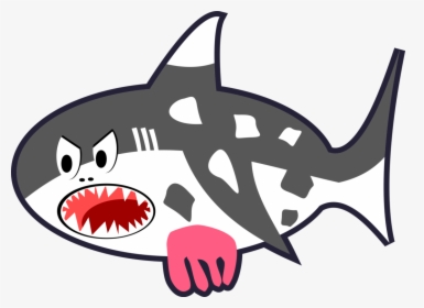 Cartoon Shark Png - Cow Shark Clipart, Transparent Png, Transparent PNG