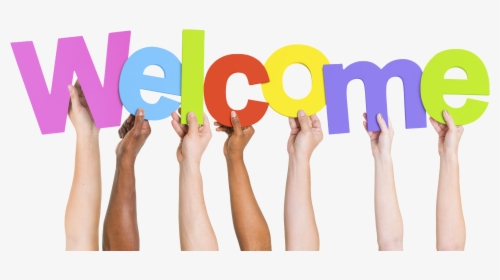 You Can Be Sure Of A Hearty Welcome - Welcome Hands With Letters, HD Png Download, Transparent PNG