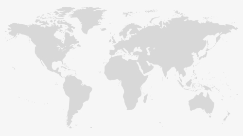 Transparent World Map Png Transparent Background - World Map Blank Color, Png Download, Transparent PNG