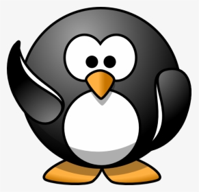 Penguin Waving Clipart, HD Png Download, Transparent PNG