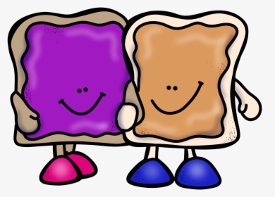 Peanut Butter And Jelly Free Download Best Clipart - Cartoon Peanut Butter And Jelly Sandwich, HD Png Download, Transparent PNG