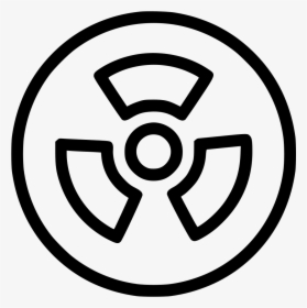 Radioactive - Simple Radiation Symbol Png, Transparent Png, Transparent PNG