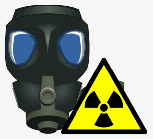 File - Mask-radioactive - Svg - Gamma Rays Clipart - Gas Mask Clip Art, HD Png Download, Transparent PNG