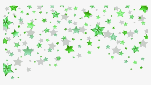 #mq #green #star #stars #falling #borders - Multiple Star Png, Transparent Png, Transparent PNG