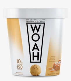 Woah Protein Ice Cream Salted Caramel - Pint Glass, HD Png Download, Transparent PNG