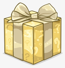 Transparent Gold Box Png - Gold Mystery Box, Png Download, Transparent PNG