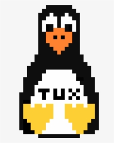 Tux Pixel Art , Png Download - 8 Bit Luigi Pixel Art, Transparent Png, Transparent PNG