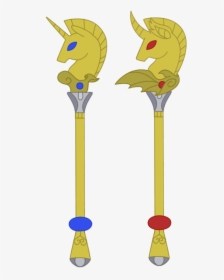 Unicorn And Batpony Scepter By Darckvampireneko On, HD Png Download, Transparent PNG