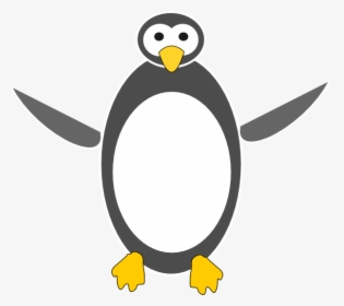 Tux Svg Clip Arts - Penguin Cartoon, HD Png Download, Transparent PNG